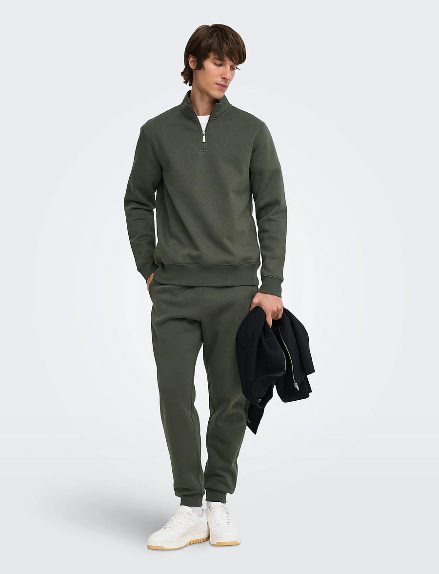 ONLY & SONS - ONSCERES REG SWEAT PANTS NOOS - kollektsioonid - beluga - 4