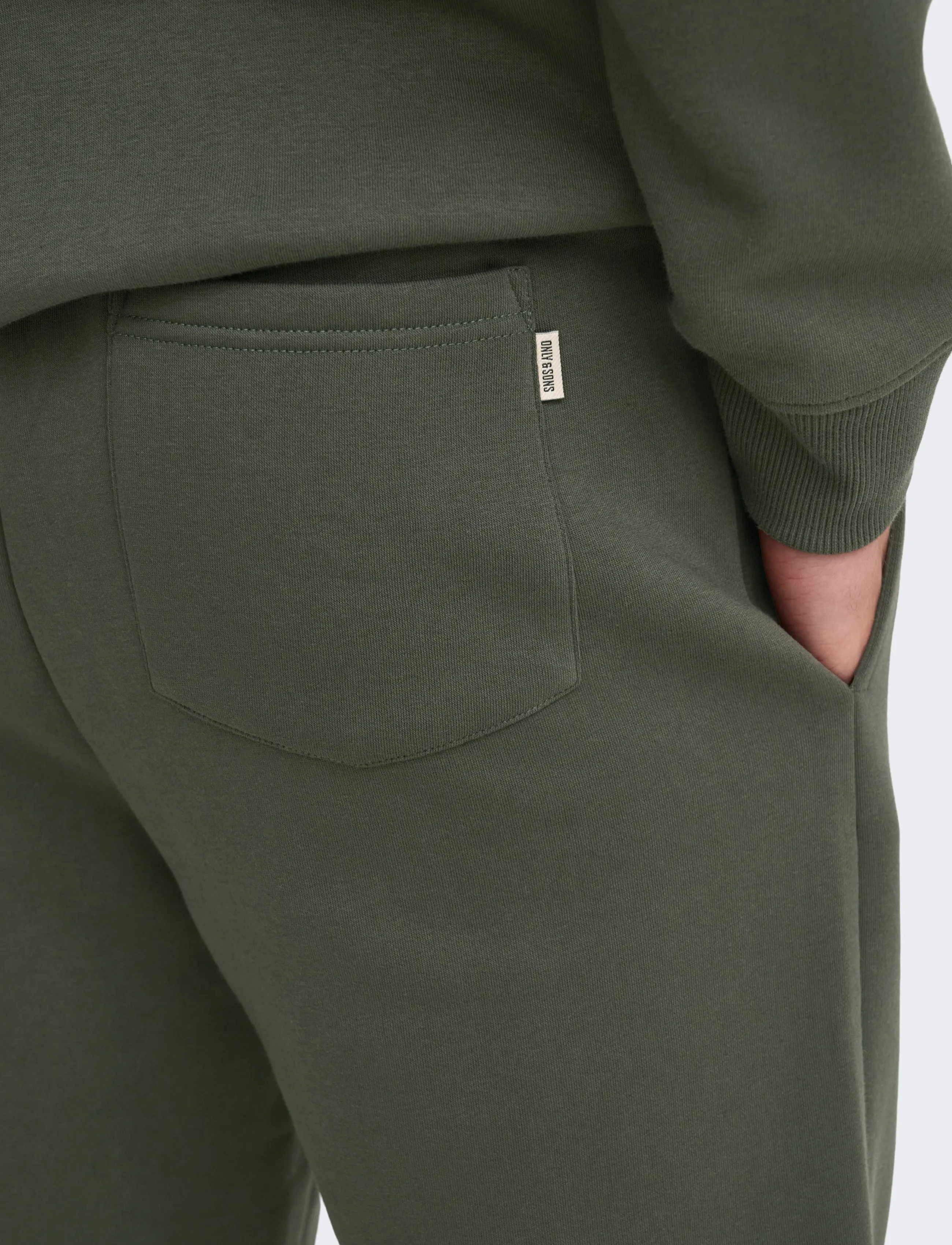 ONLY & SONS - ONSCERES REG SWEAT PANTS NOOS - kollektsioonid - beluga - 5