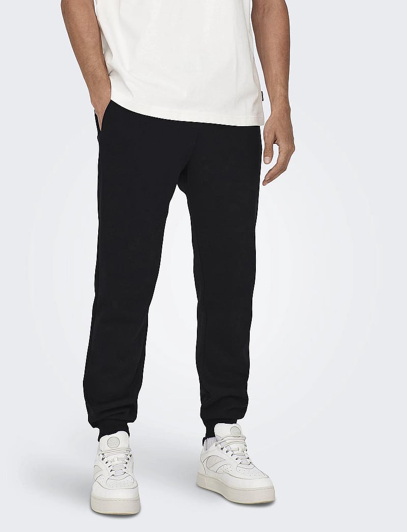 ONLY & SONS - ONSCERES SWEAT PANTS NOOS - kollektioner - black - 0