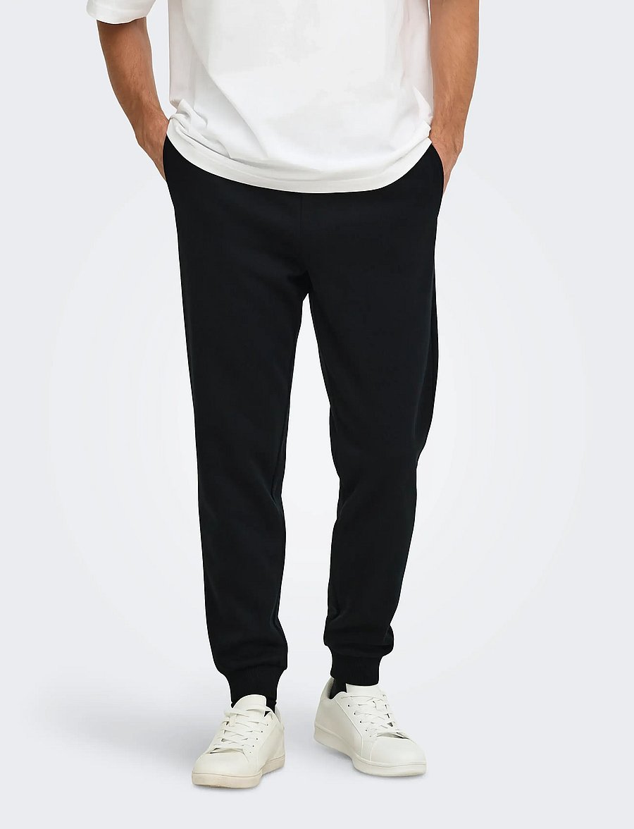 ONLY & SONS - ONSCERES REG SWEAT PANTS NOOS - kollektionen - black - 0