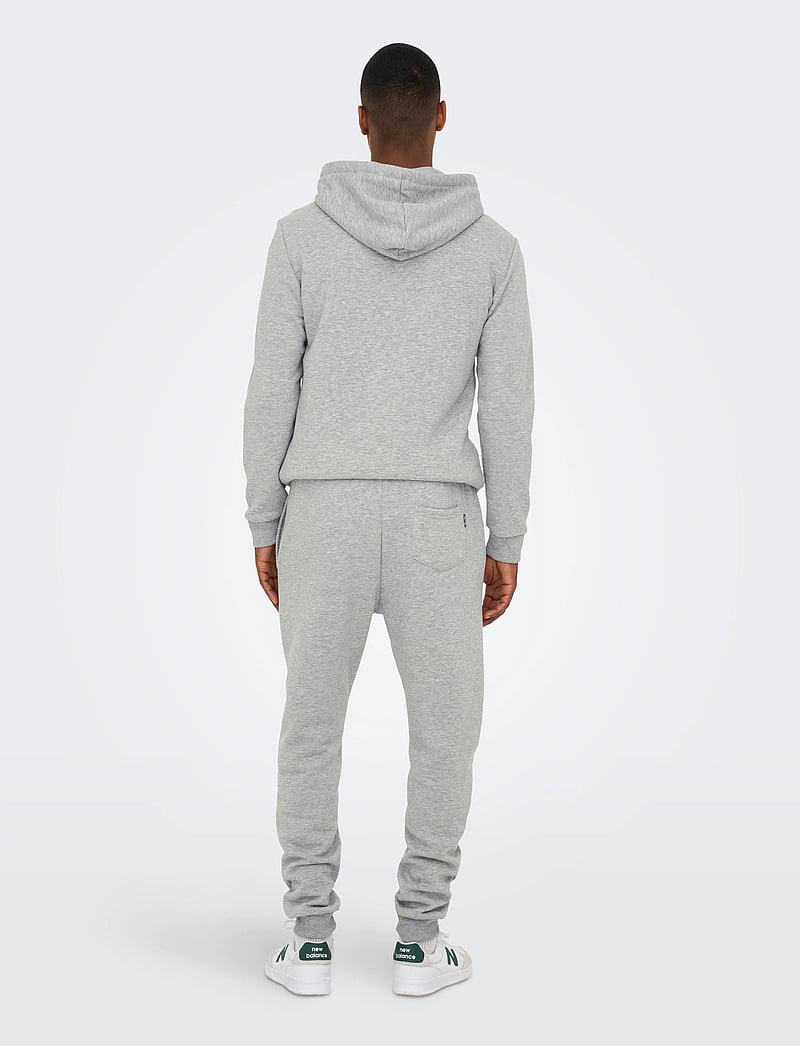 ONLY & SONS - ONSCERES SWEAT PANTS NOOS - kollektioner - light grey melange - 3