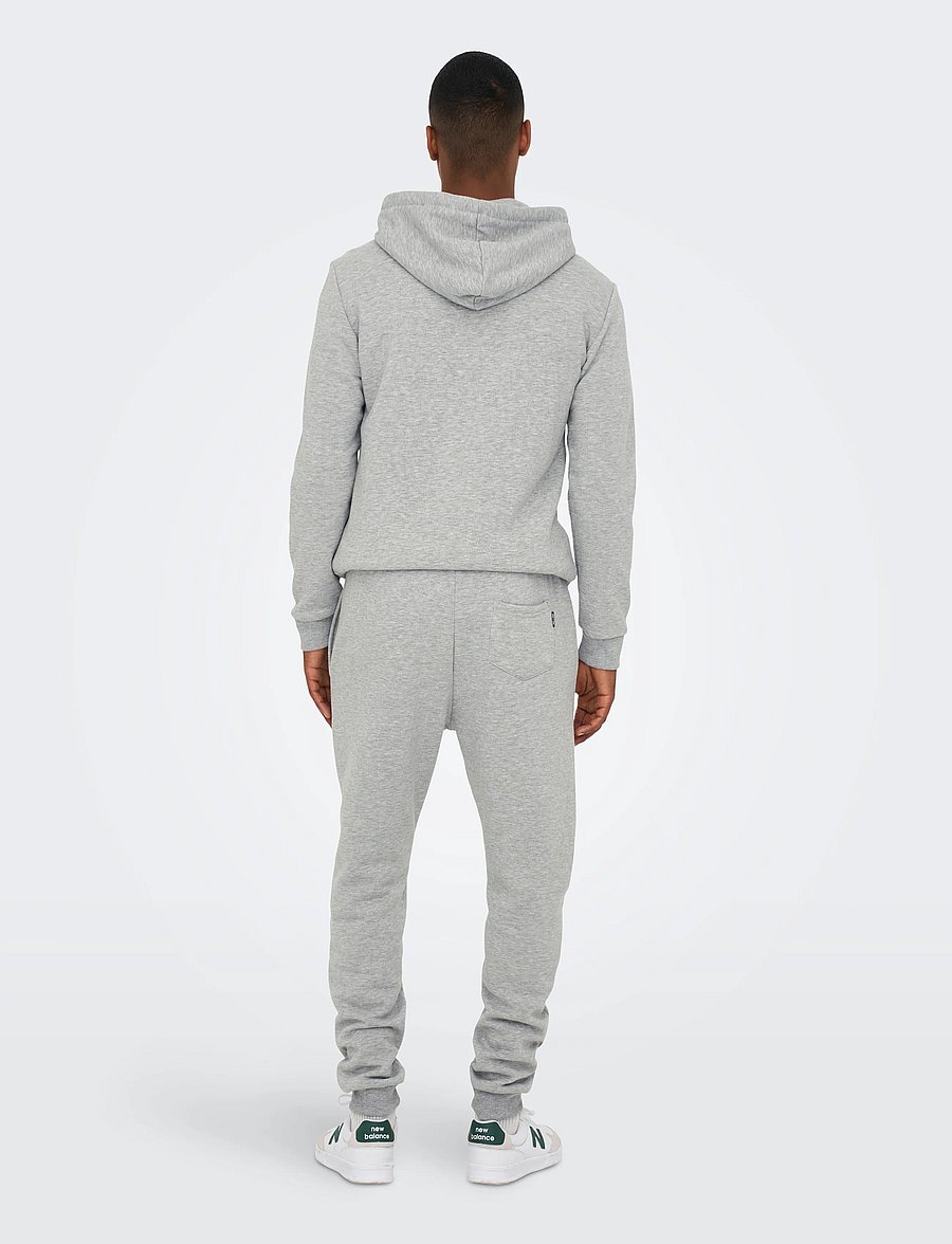 ONLY & SONS - ONSCERES REG SWEAT PANTS NOOS - kollektioner - light grey melange - 3