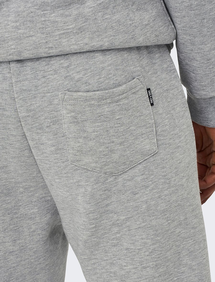 ONLY & SONS - ONSCERES REG SWEAT PANTS NOOS - kollektioner - light grey melange - 5