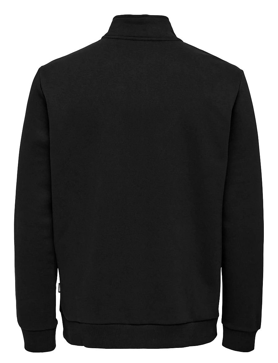 ONLY & SONS - ONSCERES HALF ZIP SWEAT NOOS - kollektionen - black - 2