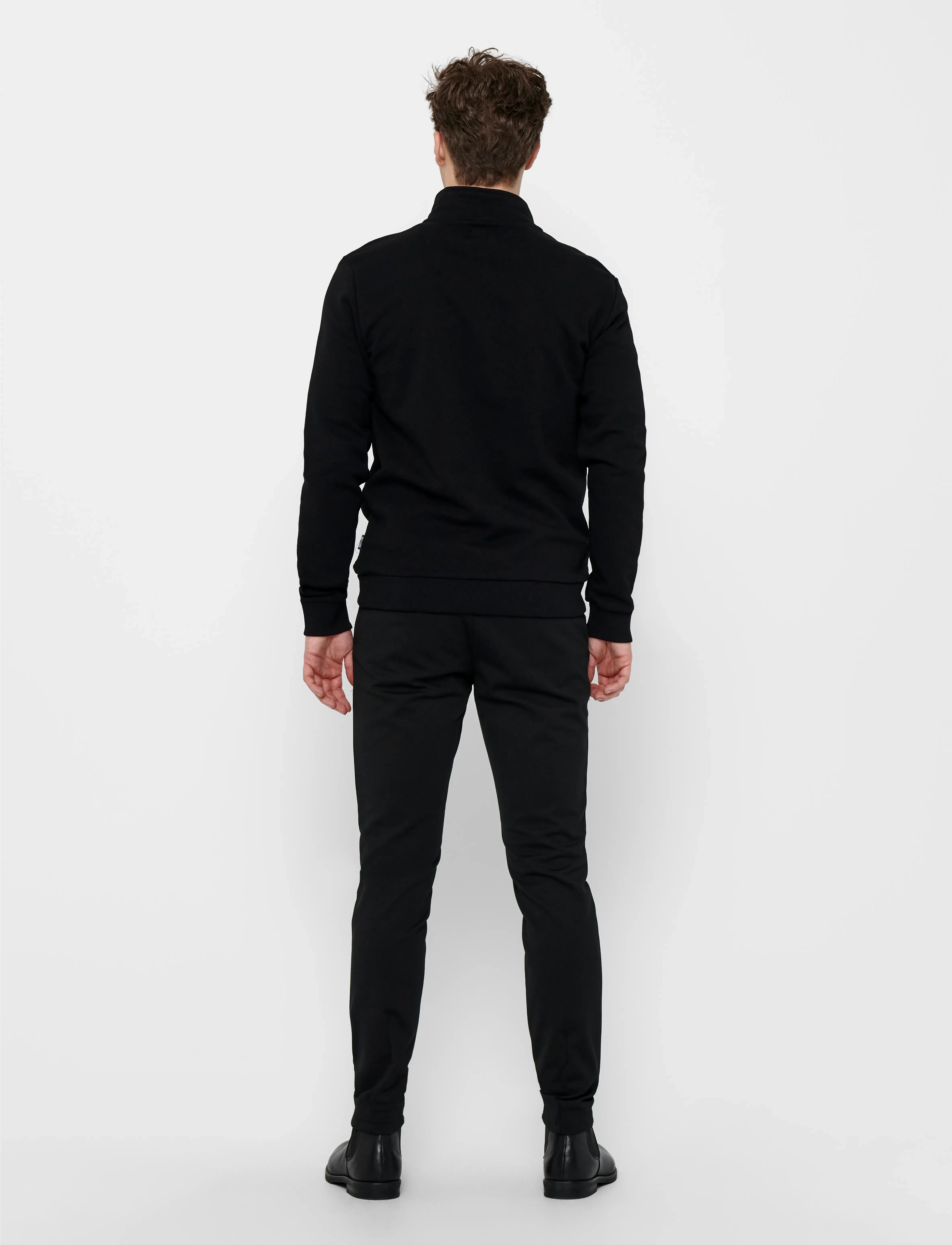 ONLY & SONS - ONSCERES HALF ZIP SWEAT NOOS - sweatshirts - black - 3