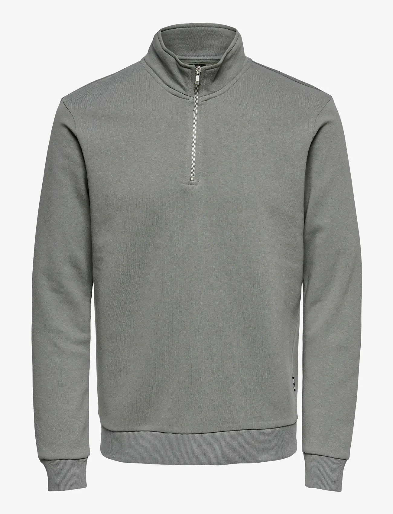 ONLY & SONS - ONSCERES HALF ZIP SWEAT NOOS - kollektioner - castor gray - 1