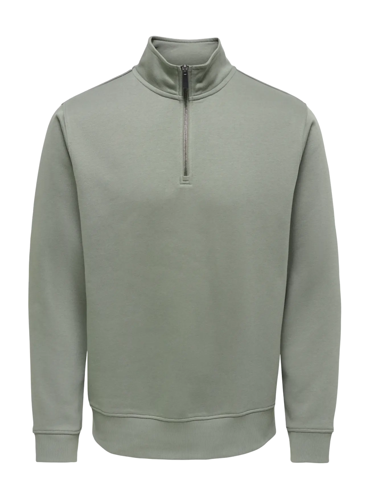 ONLY & SONS - ONSCERES HALF ZIP SWEAT NOOS - dressipluusid - castor gray - 1