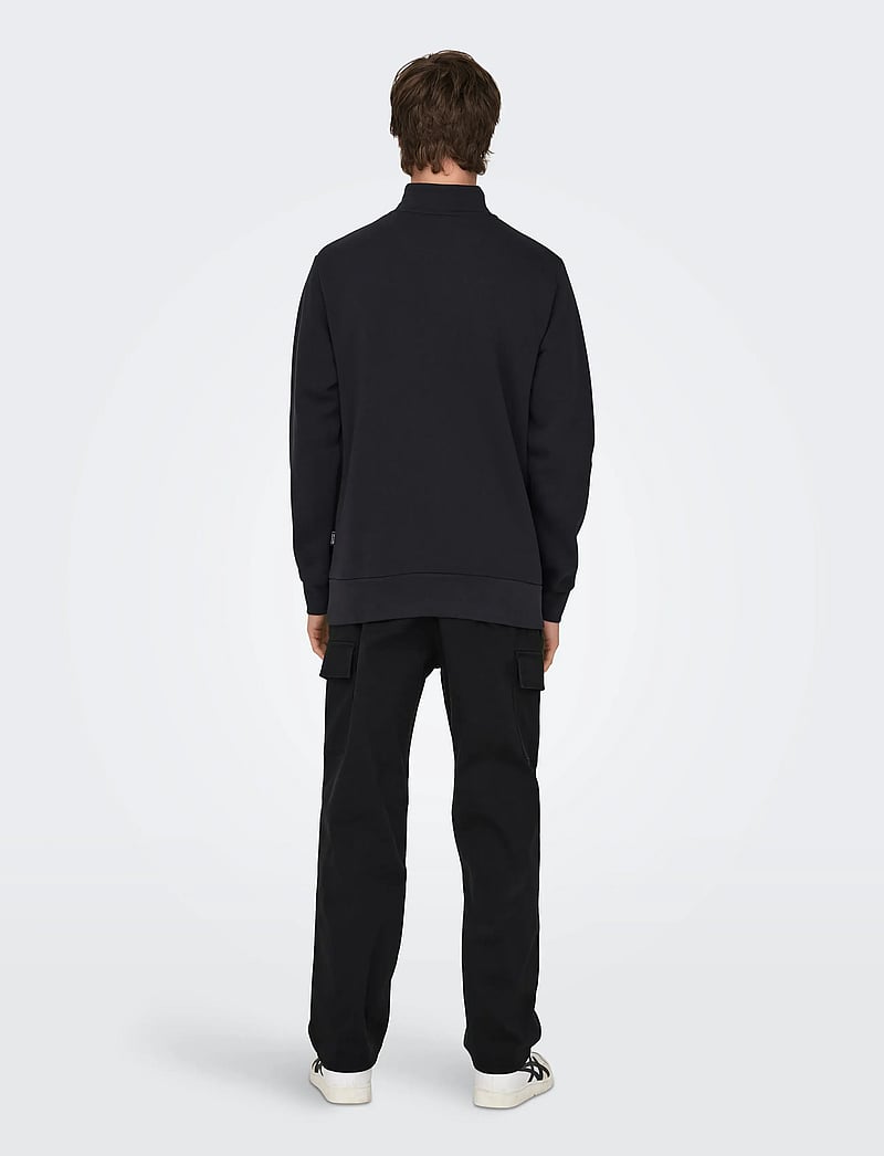 ONLY & SONS - ONSCERES HALF ZIP SWEAT NOOS - kollektionen - dark navy - 3