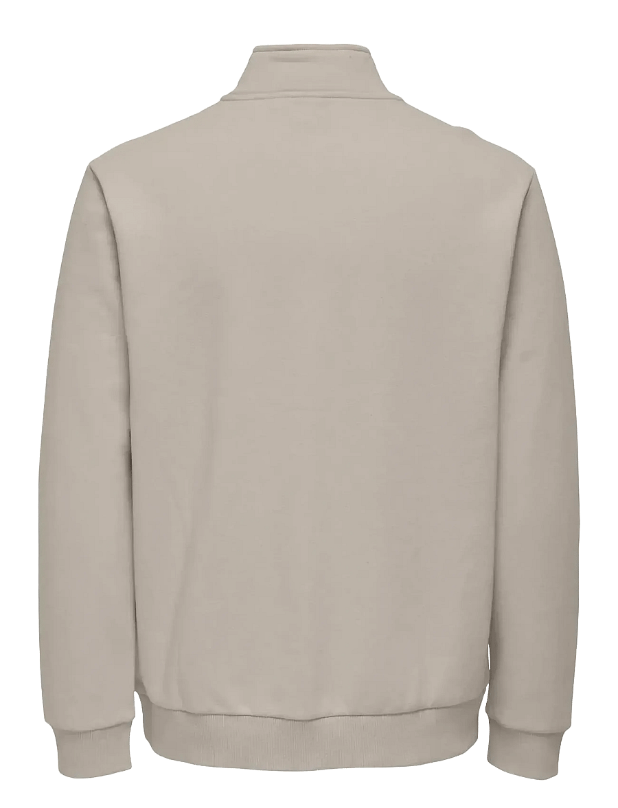 ONLY & SONS - ONSCERES HALF ZIP SWEAT NOOS - kollektionen - silver lining - 2