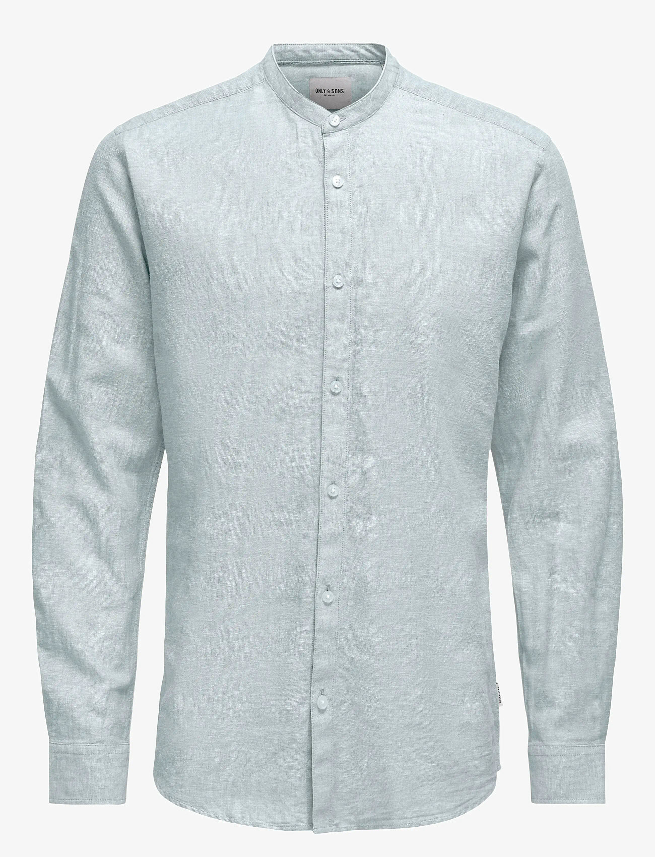 ONLY SONS Onscaiden Ls Solid Linen Mao Shirt Noos – hemden