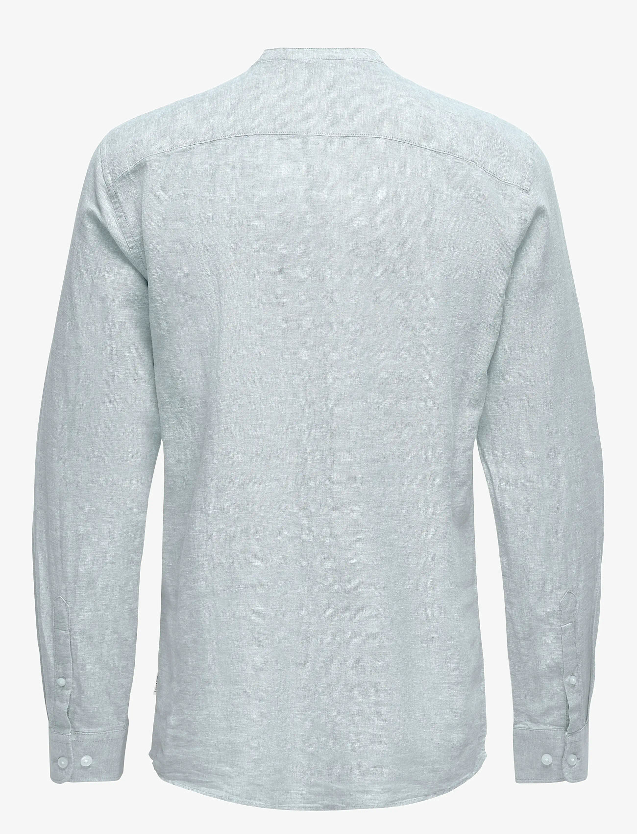 ONLY & SONS - ONSCAIDEN LIFE LS LINEN BLEND MAO NOOS - lina krekli - cashmere blue - 2