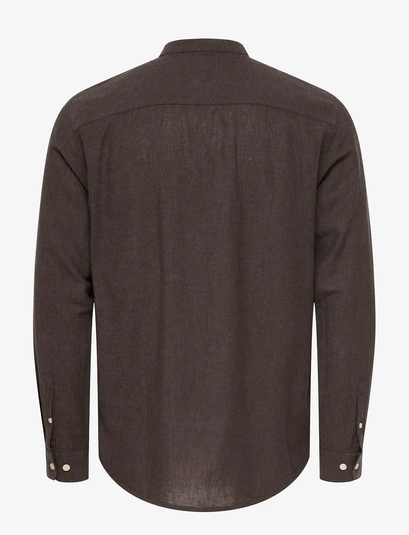 ONLY & SONS - ONSCAIDEN LIFE LS LINEN BLEND MAO NOOS - hørskjorter - coffee bean - 2