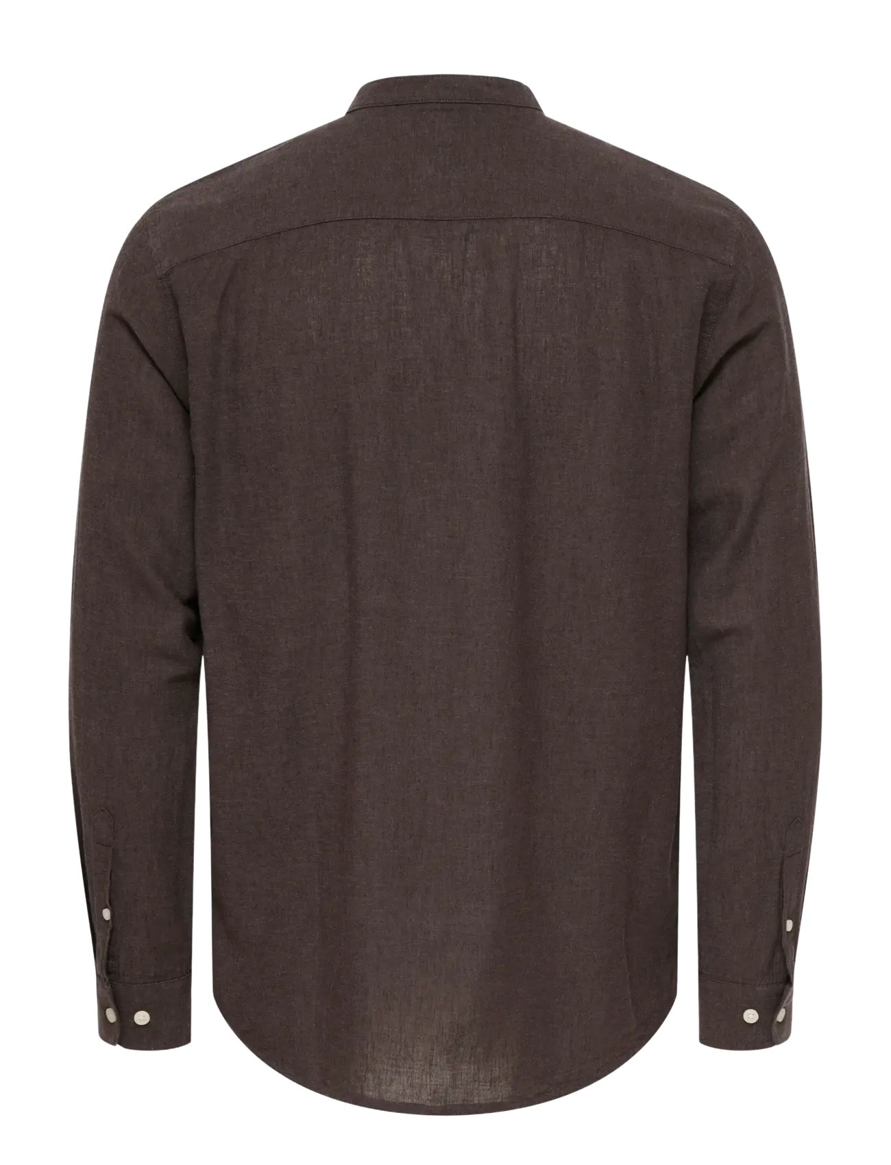 ONLY & SONS - ONSCAIDEN LIFE LS LINEN BLEND MAO NOOS - linneskjortor - coffee bean - 2