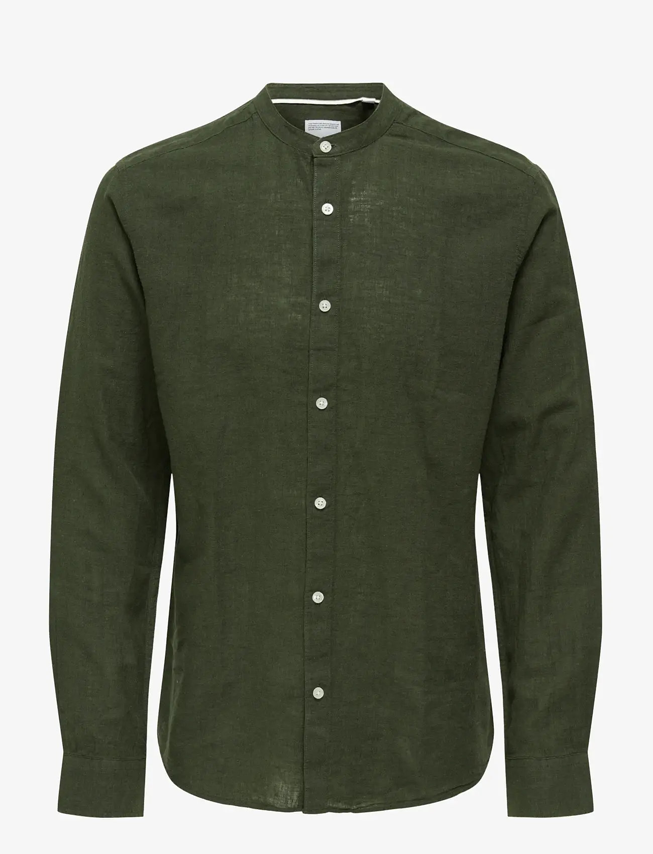 ONLY & SONS - ONSCAIDEN LIFE LS LINEN BLEND MAO NOOS - leinenhemden - kambaba - 1