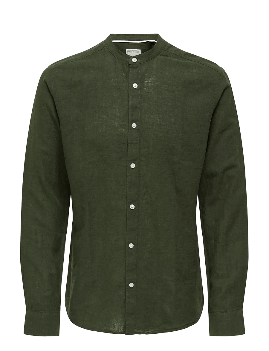 ONLY & SONS - ONSCAIDEN LIFE LS LINEN BLEND MAO NOOS - linased särgid - kambaba - 1