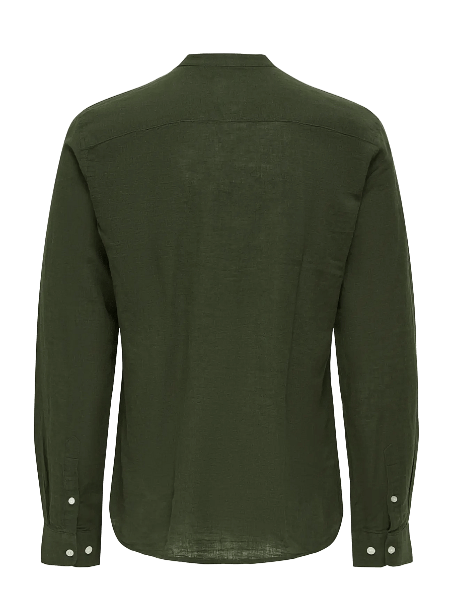 ONLY & SONS - ONSCAIDEN LIFE LS LINEN BLEND MAO NOOS - linased särgid - kambaba - 2