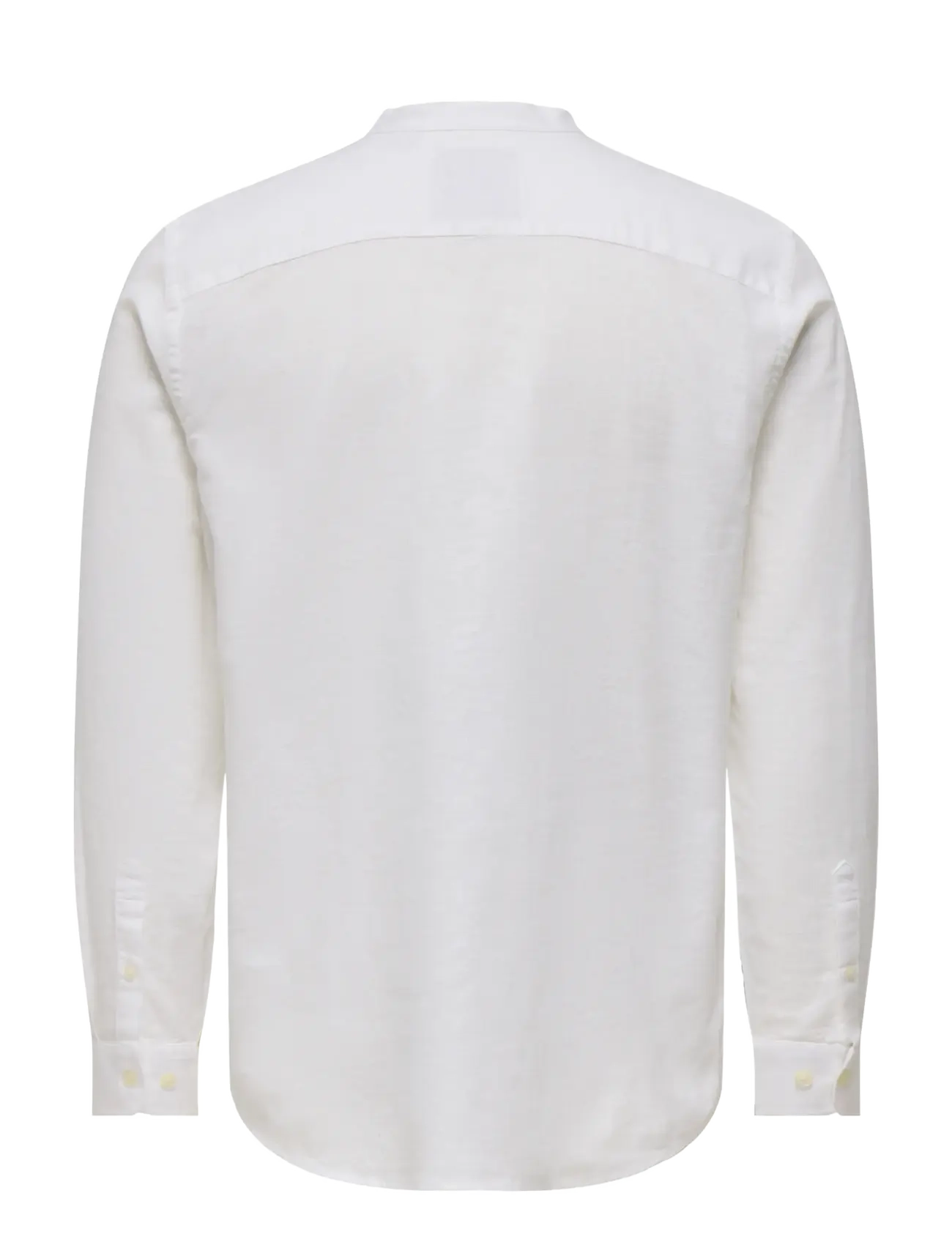 ONLY & SONS - ONSCAIDEN LIFE LS LINEN BLEND MAO NOOS - die niedrigsten preise - white - 2