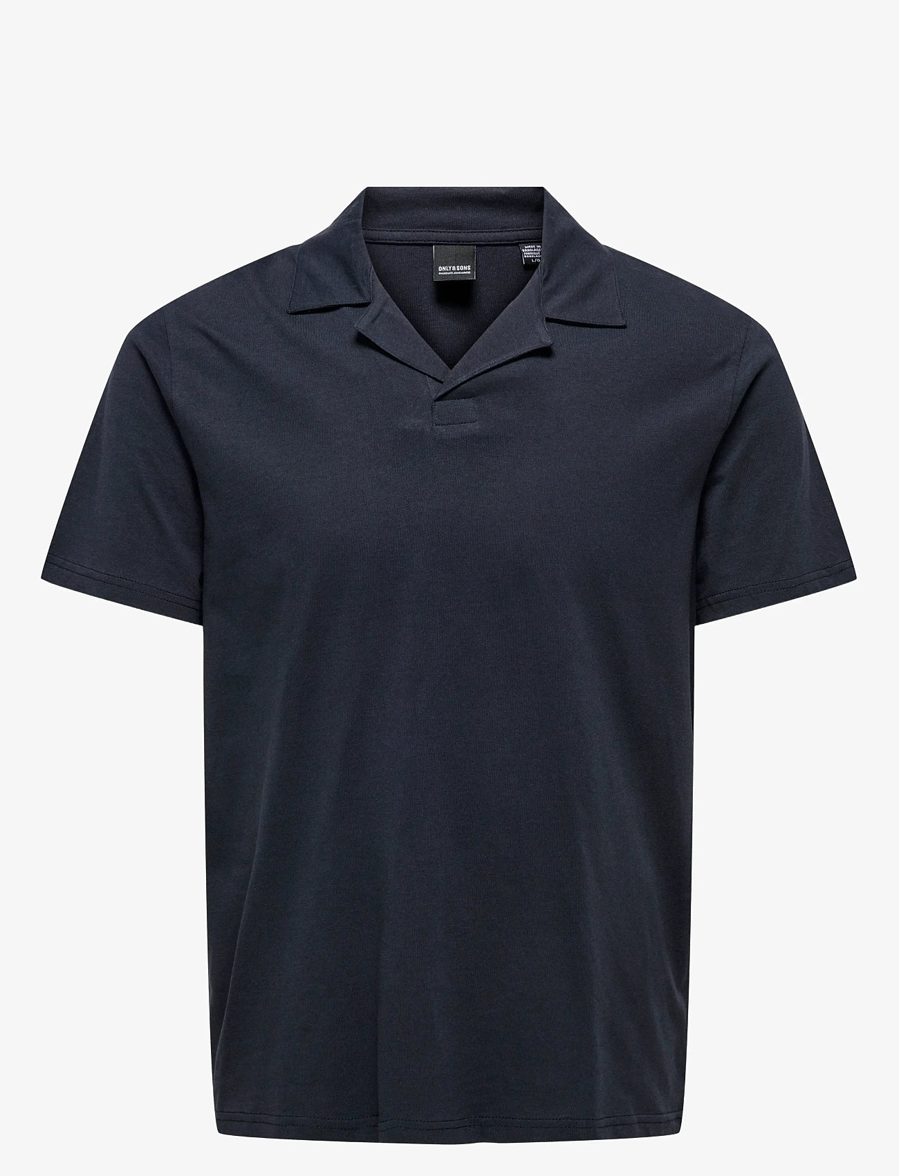 ONLY & SONS - ONSABRAHAM REG SS RESORT POLO CS - kurzärmelig - dark navy - 0