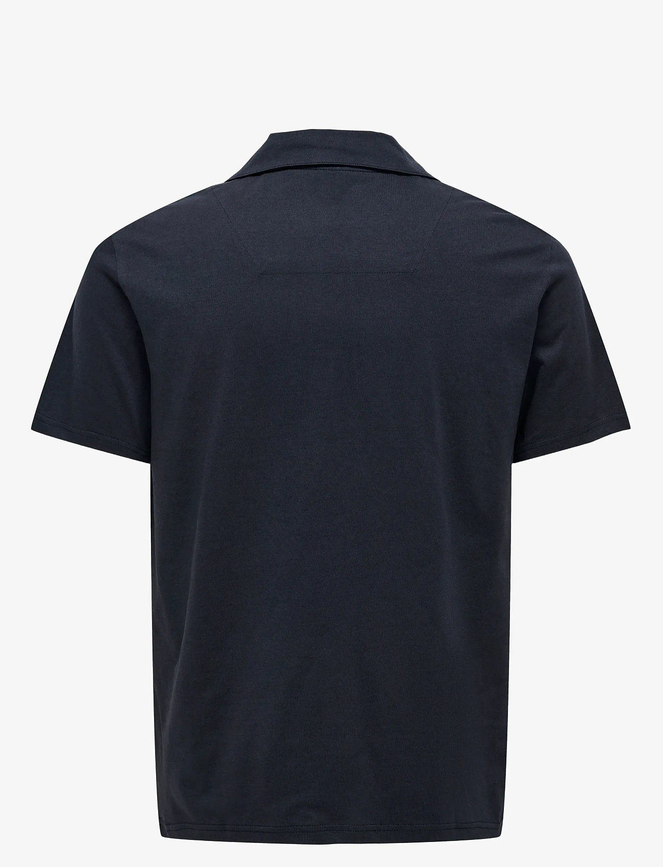 ONLY & SONS - ONSABRAHAM REG SS RESORT POLO CS - kurzärmelig - dark navy - 1