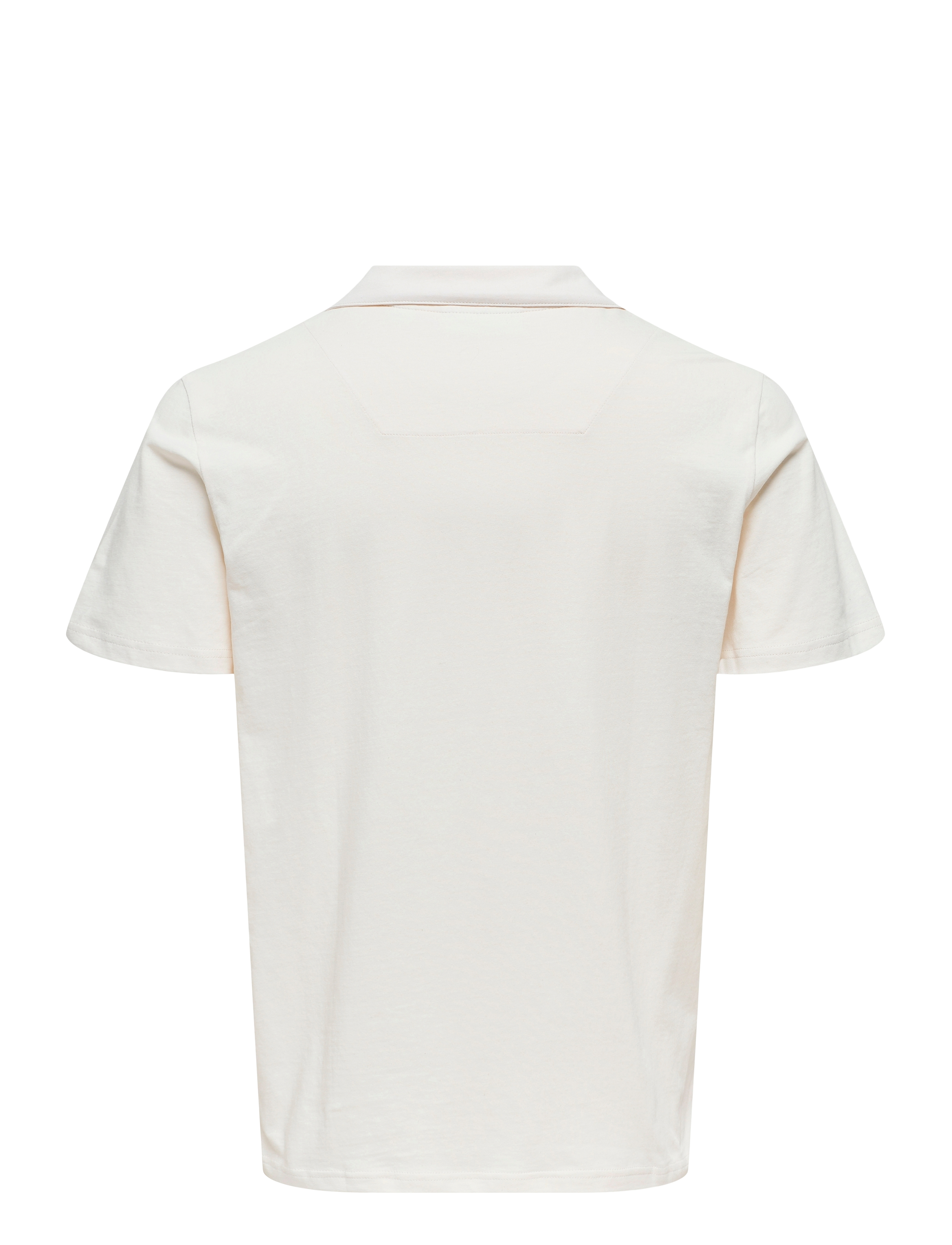 ONLY & SONS - ONSABRAHAM REG SS RESORT POLO CS - kortærmede poloer - egret - 2
