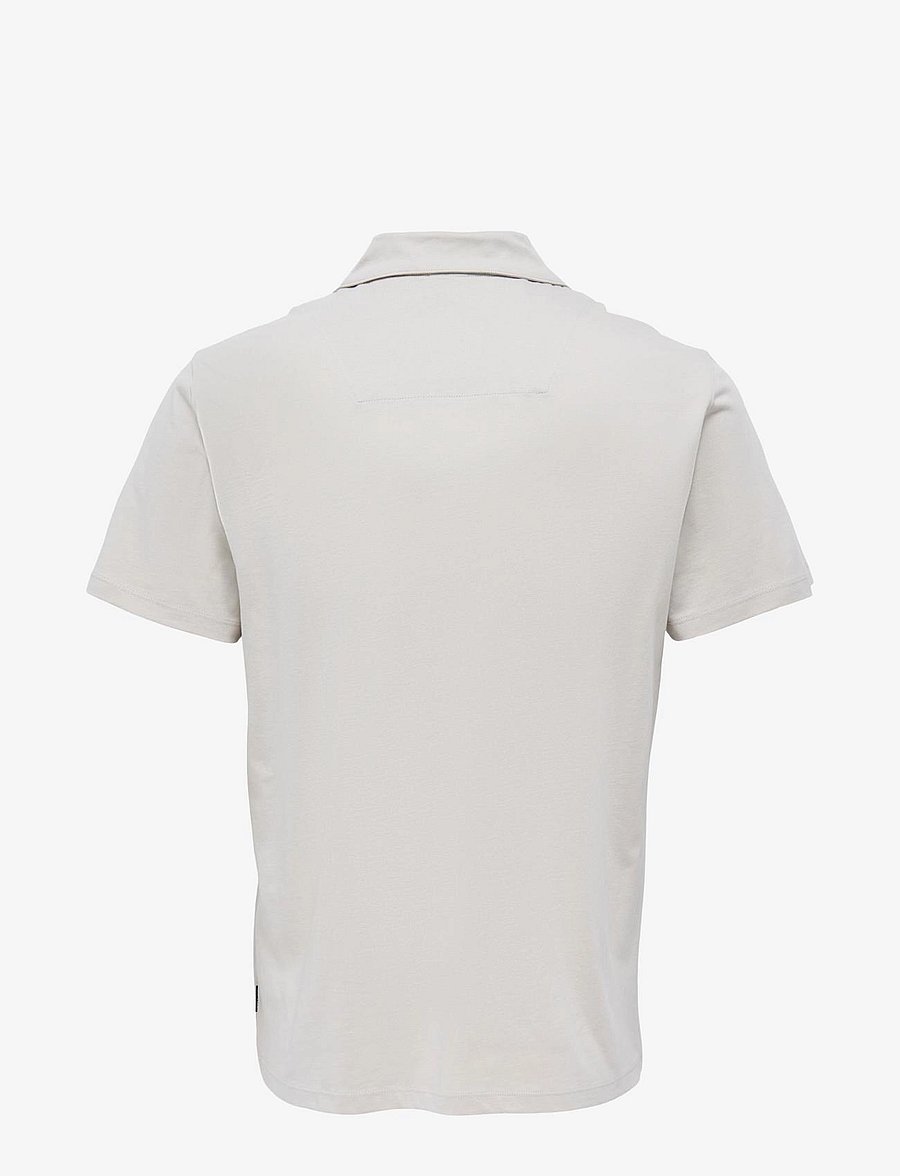 ONLY & SONS - ONSABRAHAM REG SS RESORT POLO CS - kortærmede poloer - pelican - 2