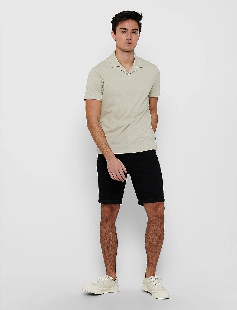 ONLY & SONS - ONSABRAHAM REG SS RESORT POLO CS - kortærmede poloer - pelican - 4