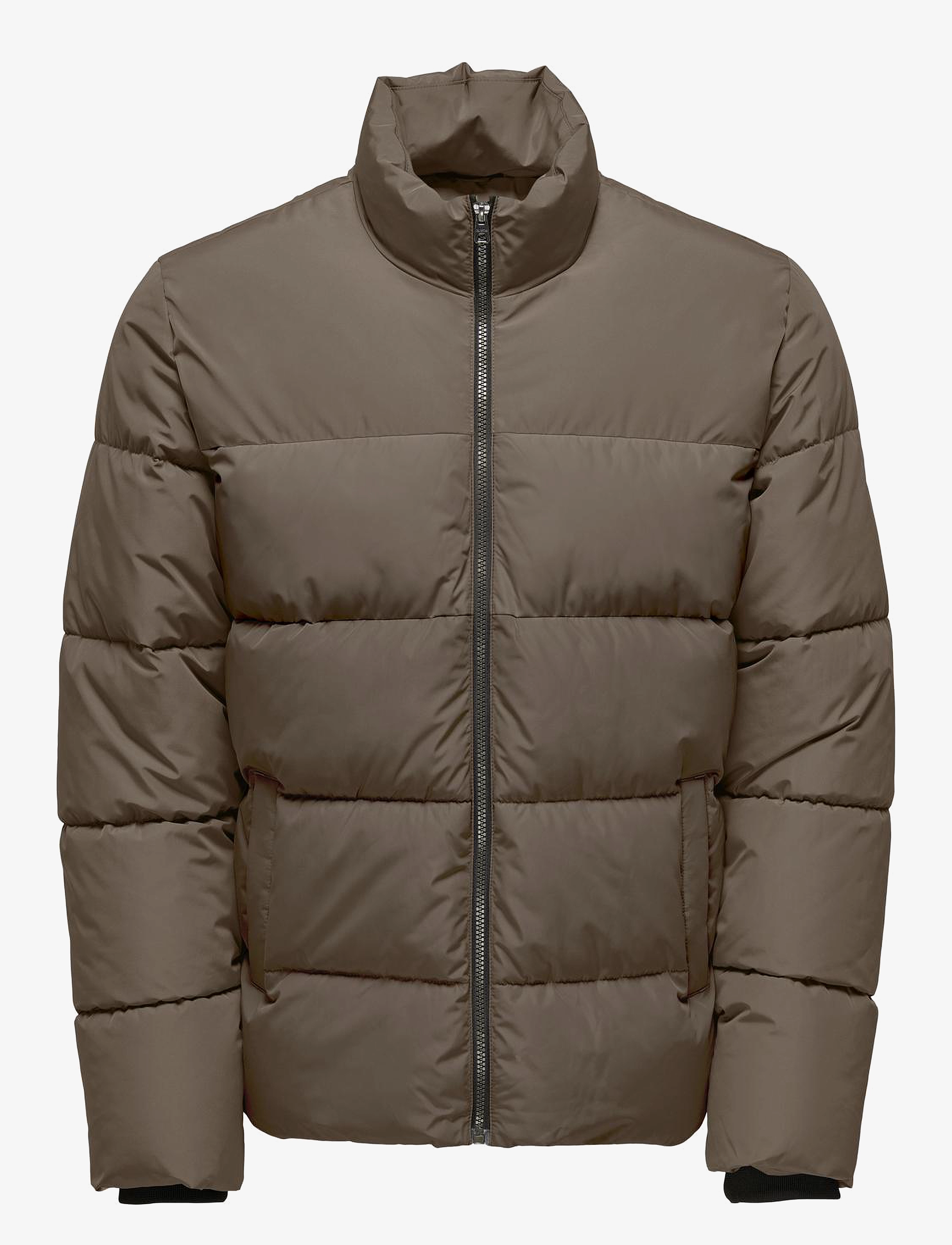 ONLY & SONS - ONSMELVIN LIFE  PUFFER JACKET OTW VD - hot fudge - 1