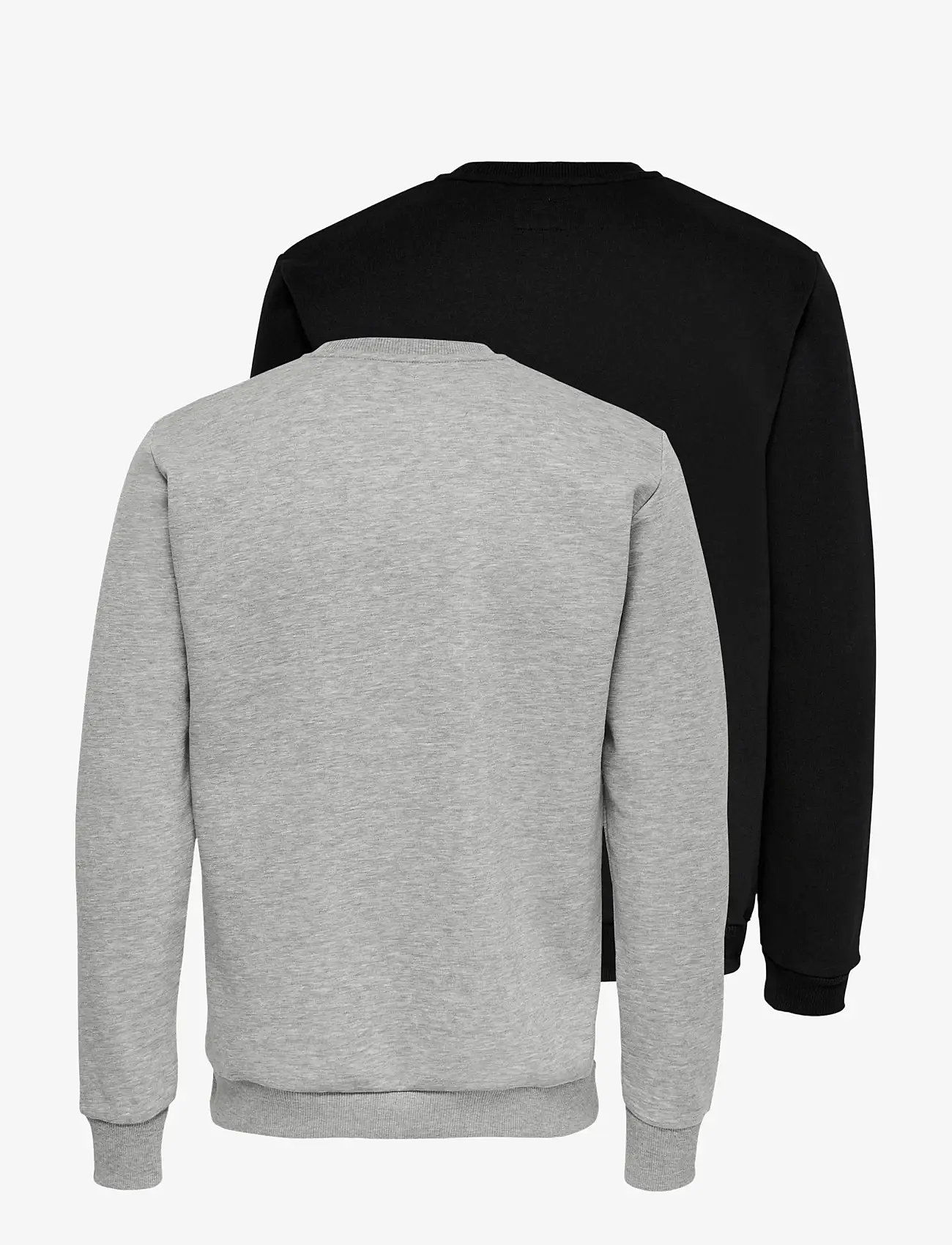 ONLY & SONS - ONSCERES CREW NECK SWEAT 2-PACK - urlaubsfavoriten - black - 2