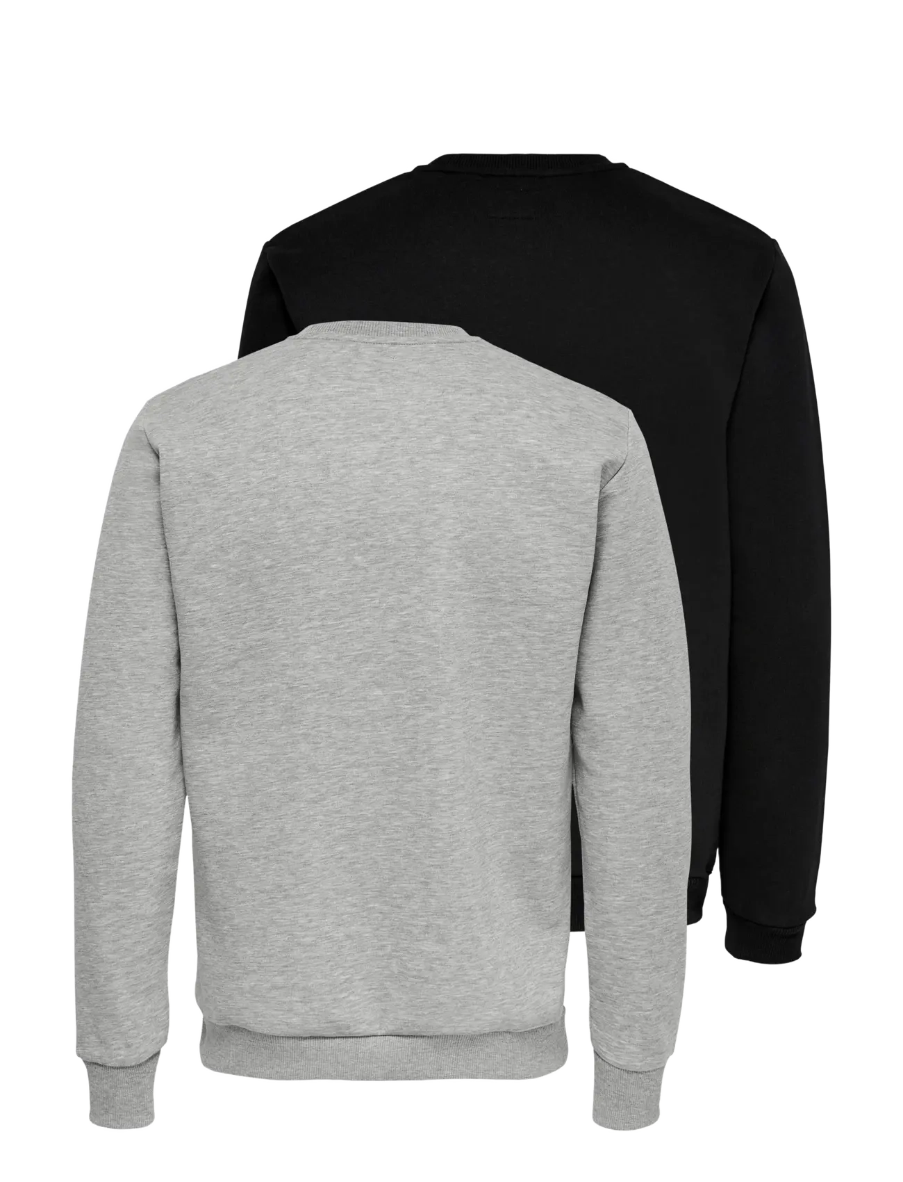 ONLY & SONS - ONSCERES CREW NECK SWEAT 2-PACK - swetry - black - 2