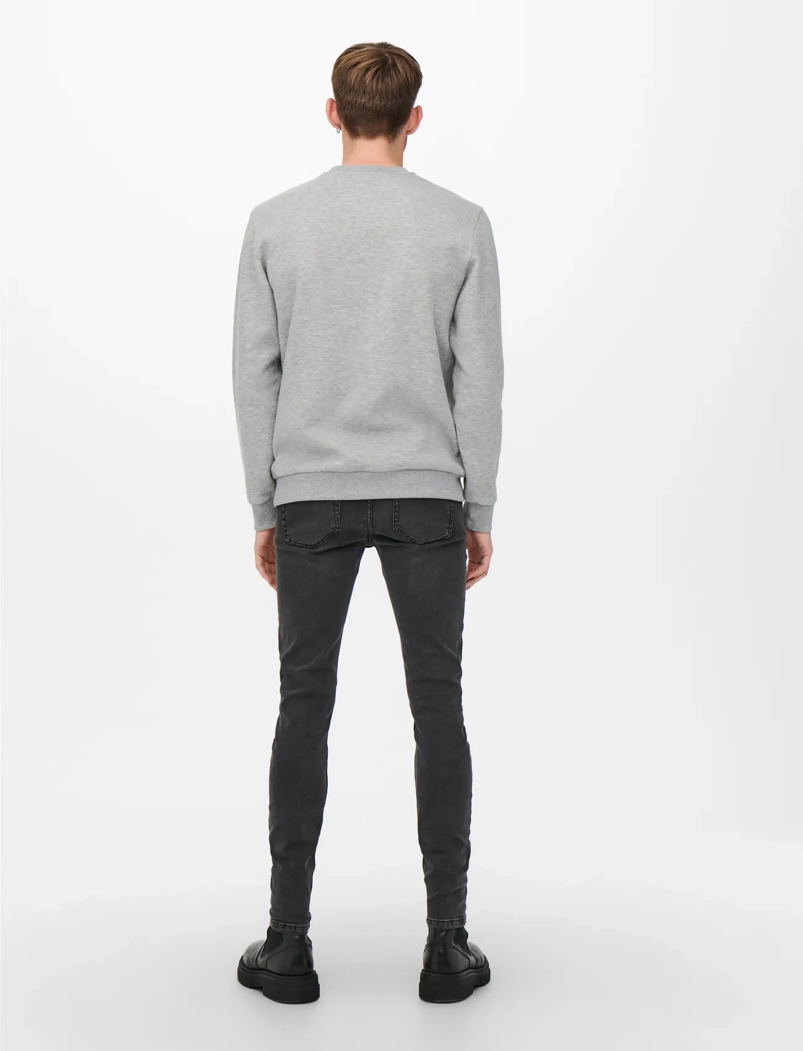 ONLY & SONS - ONSCERES CREW NECK SWEAT 2-PACK - swetry - black - 3