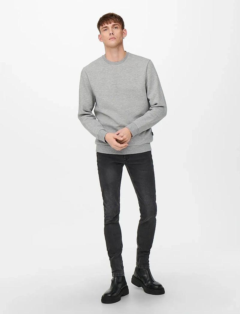 ONLY & SONS - ONSCERES CREW NECK SWEAT 2-PACK - urlaubsfavoriten - black - 4