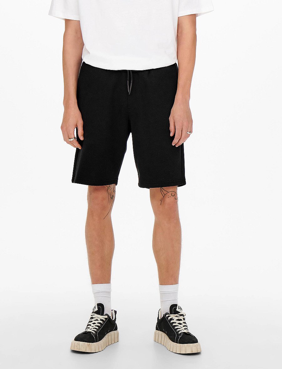 ONLY & SONS - ONSCERES SWEAT SHORTS NOOS - black - 0