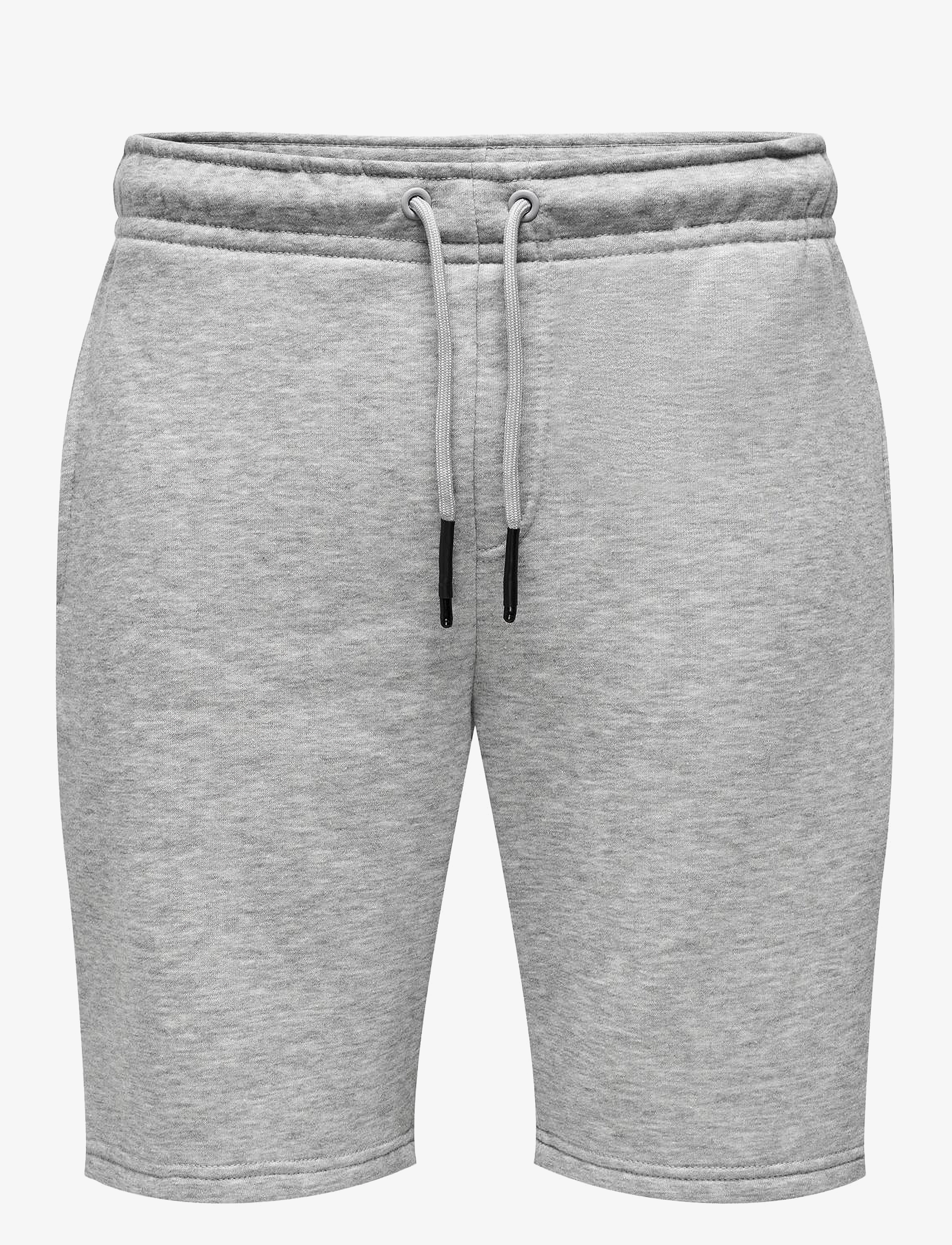 ONLY & SONS - ONSCERES SWEAT SHORTS NOOS - light grey melange - 1