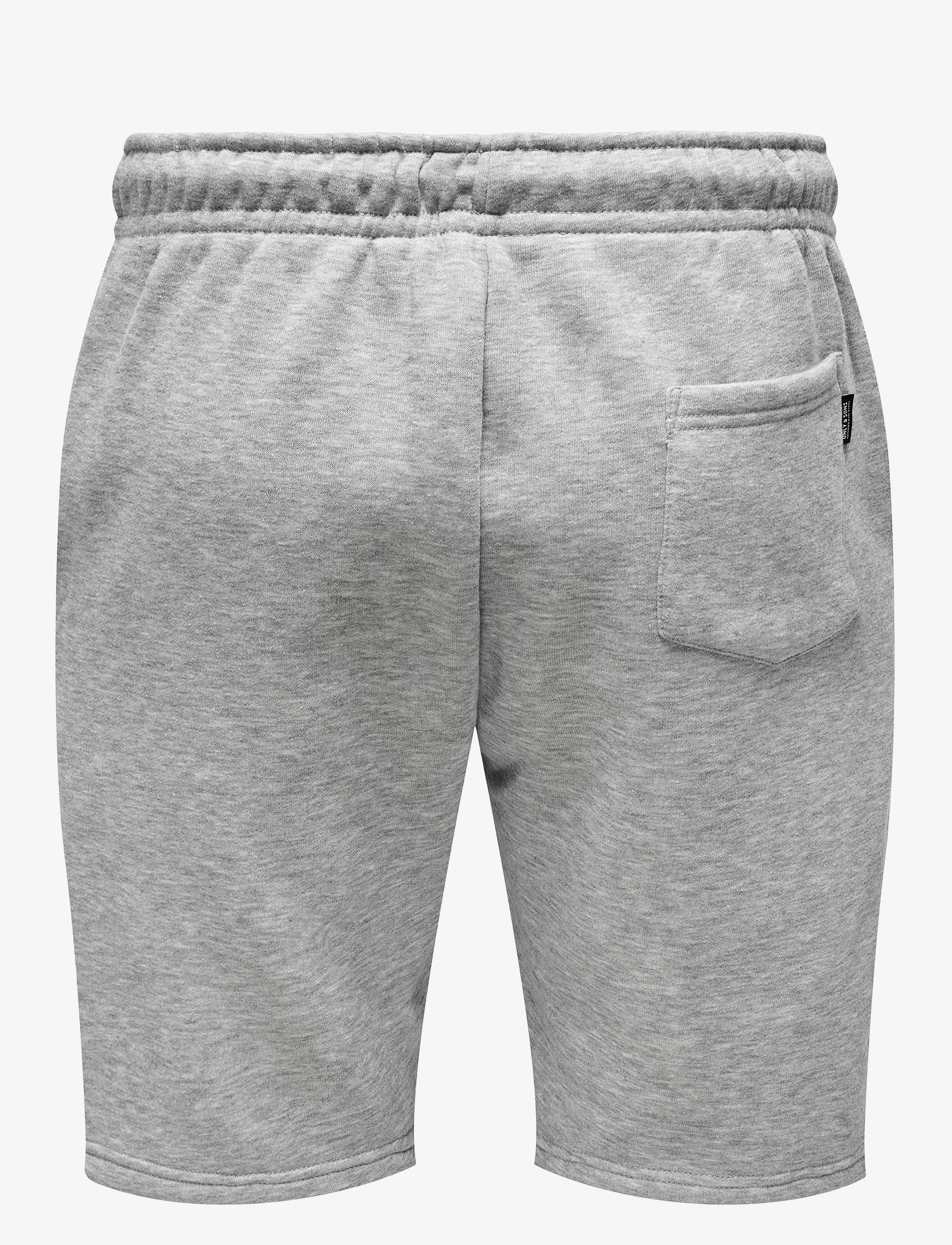 ONLY & SONS - ONSCERES SWEAT SHORTS NOOS - light grey melange - 2