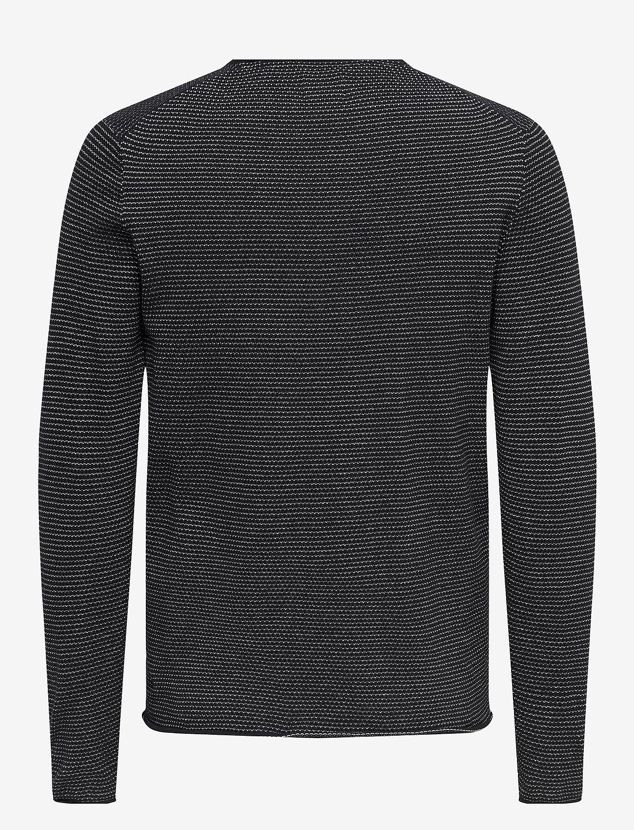 ONLY & SONS - ONSNIGUEL REG 12  STRIPE CREW KNIT - dark navy - 2