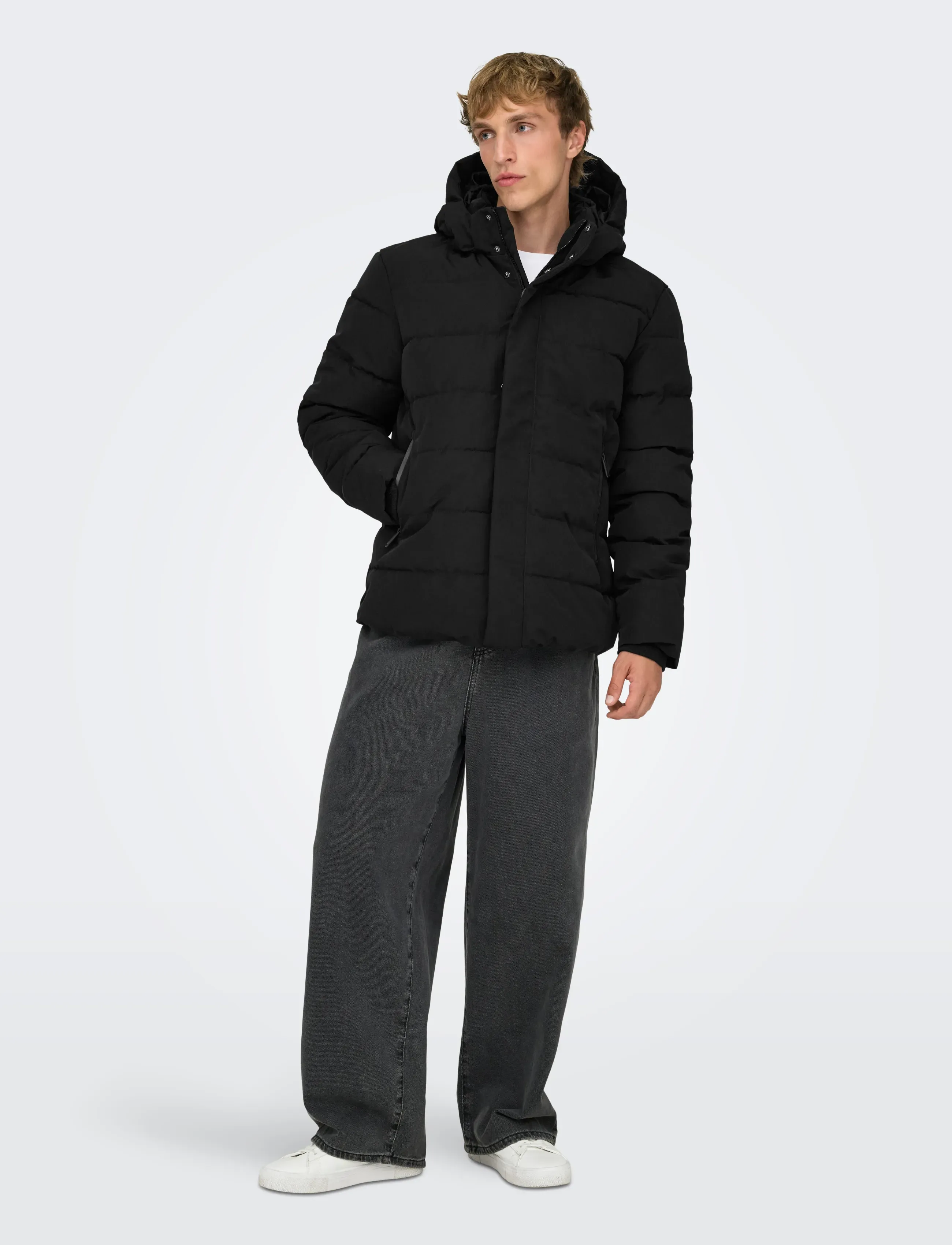ONLY & SONS - ONSCAYSON PUFFA OTW NOOS - padded jackets - black - 4