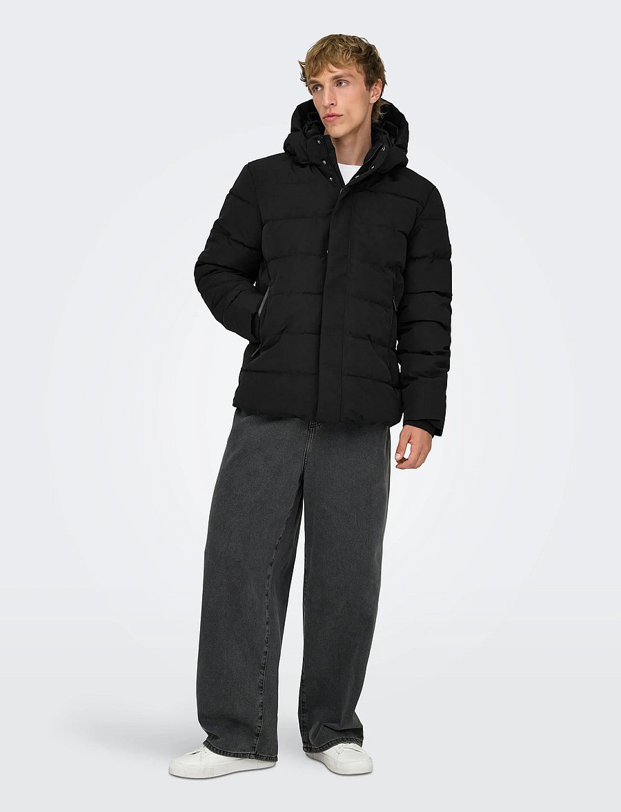 ONLY & SONS - ONSCAYSON PUFFA OTW NOOS - daunenjacken - black - 4
