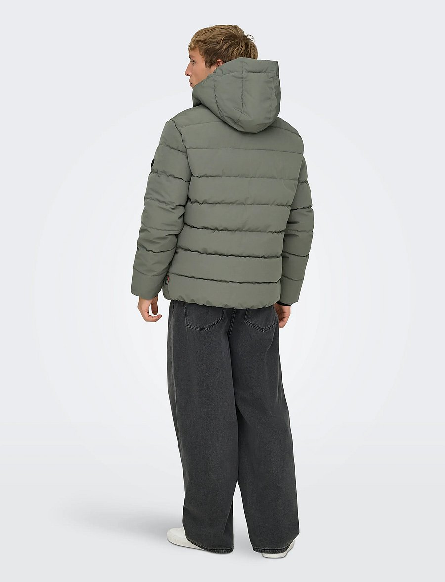 ONLY & SONS - ONSCAYSON PUFFA OTW NOOS - daunenjacken - castor gray - 3