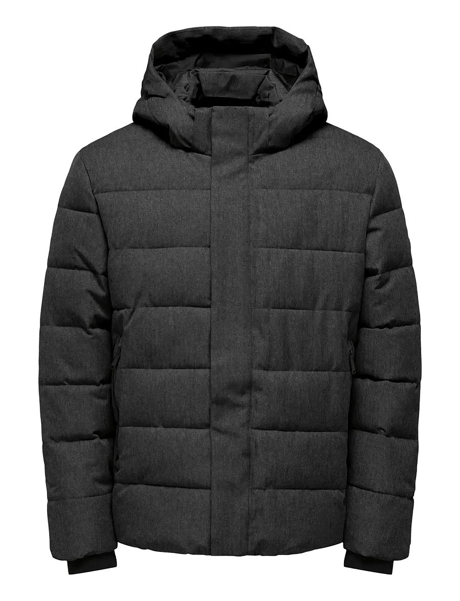 ONLY & SONS - ONSCAYSON PUFFA OTW NOOS - daunenjacken - dark grey melange - 0