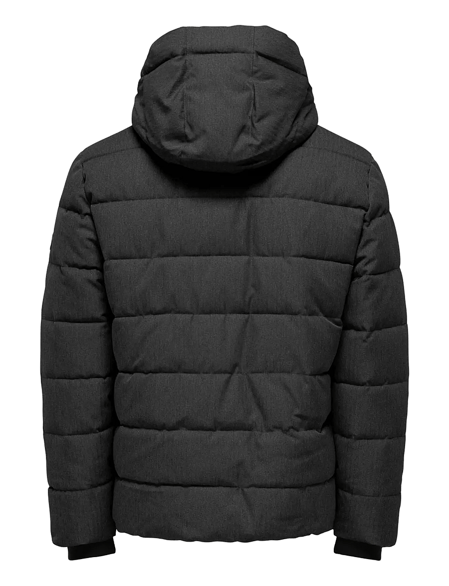 ONLY & SONS - ONSCAYSON PUFFA OTW NOOS - daunenjacken - dark grey melange - 1
