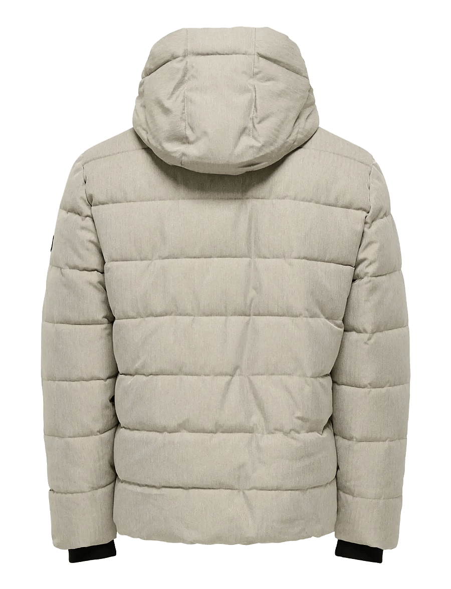 ONLY & SONS - ONSCAYSON PUFFA OTW NOOS - dunjackor - desert taupe - 1