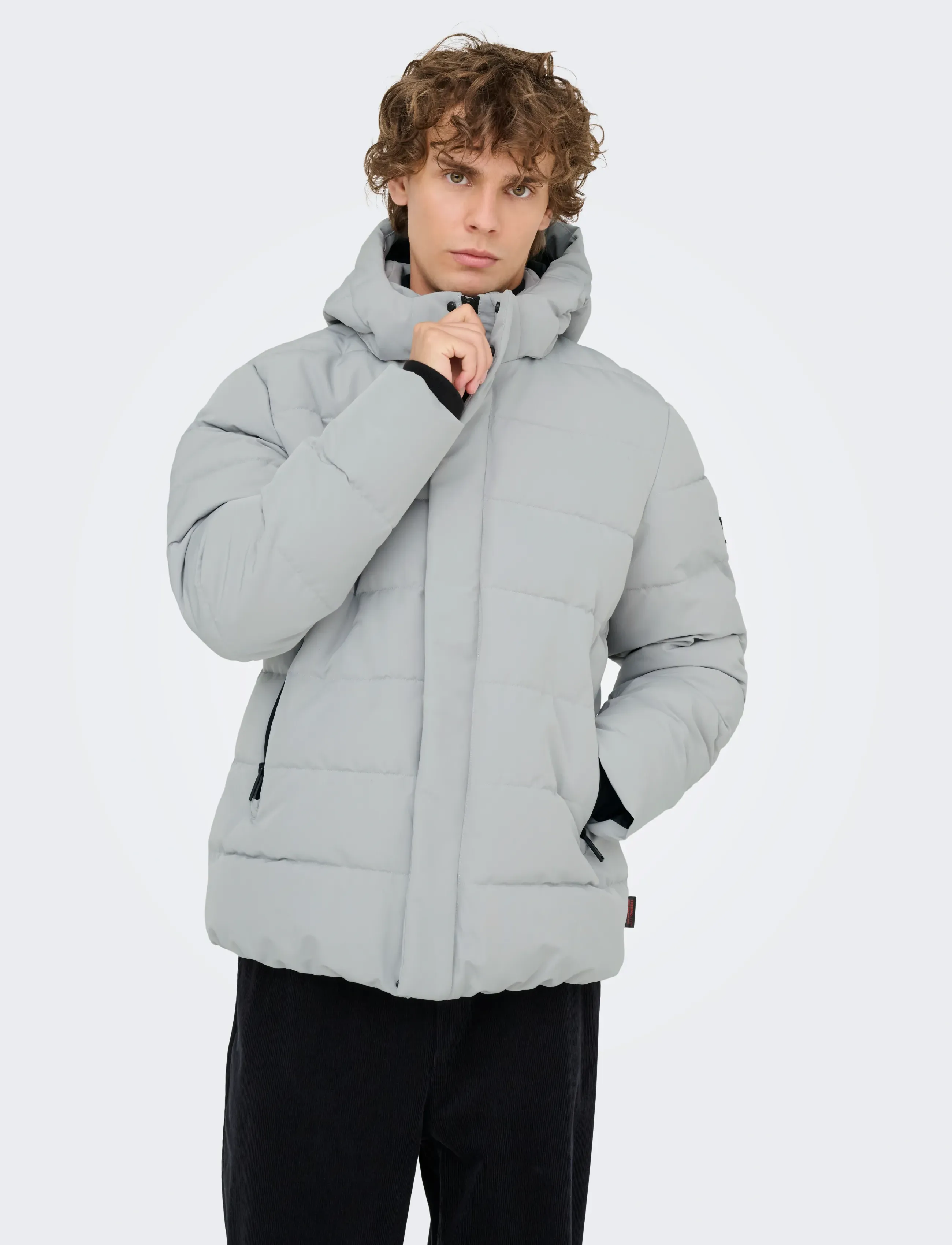 ONLY & SONS - ONSCAYSON PUFFA OTW NOOS - voodriga joped - mirage gray - 5