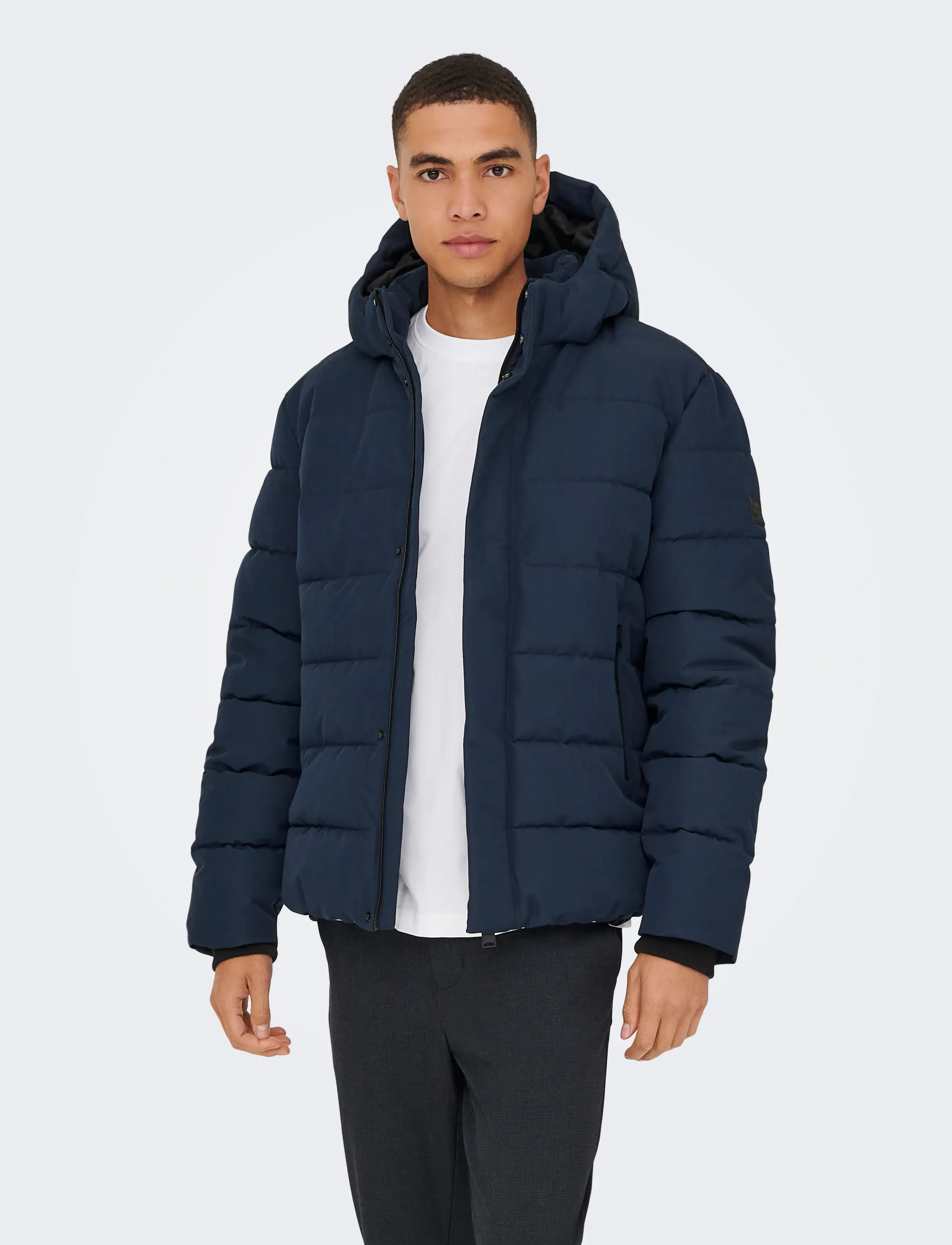 ONLY & SONS Onscayson Puffa Otw Noos, M, Jackets, Marineblau - Padded Männerswear
