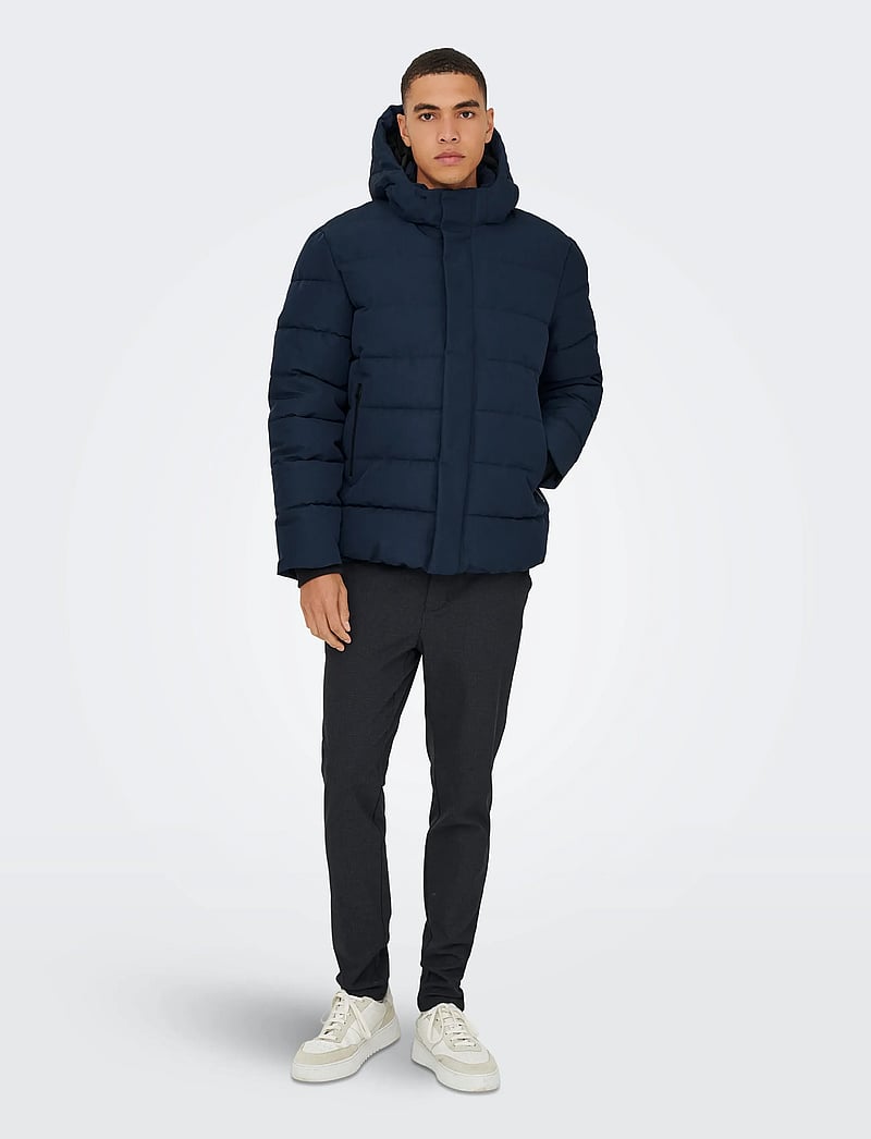 ONLY & SONS - ONSCAYSON PUFFA OTW NOOS - daunenjacken - navy blazer - 4