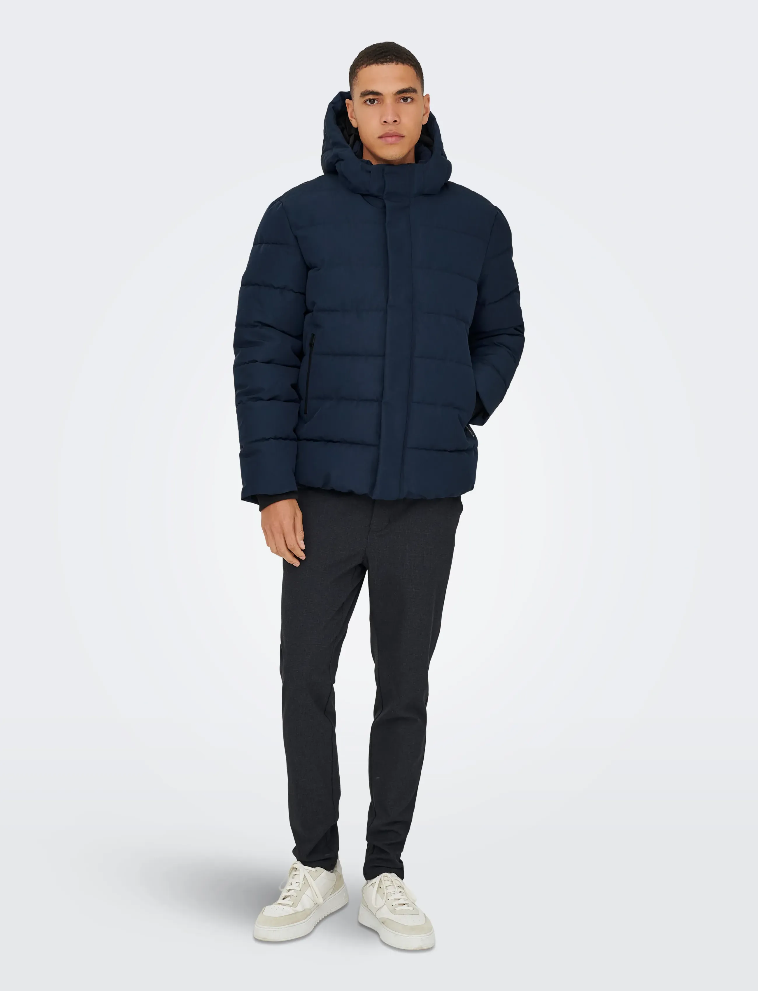ONLY & SONS - ONSCAYSON PUFFA OTW NOOS - daunenjacken - navy blazer - 4