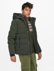 ONLY & SONS - ONSCAYSON PUFFA OTW - ziemas jakas - peat - 2