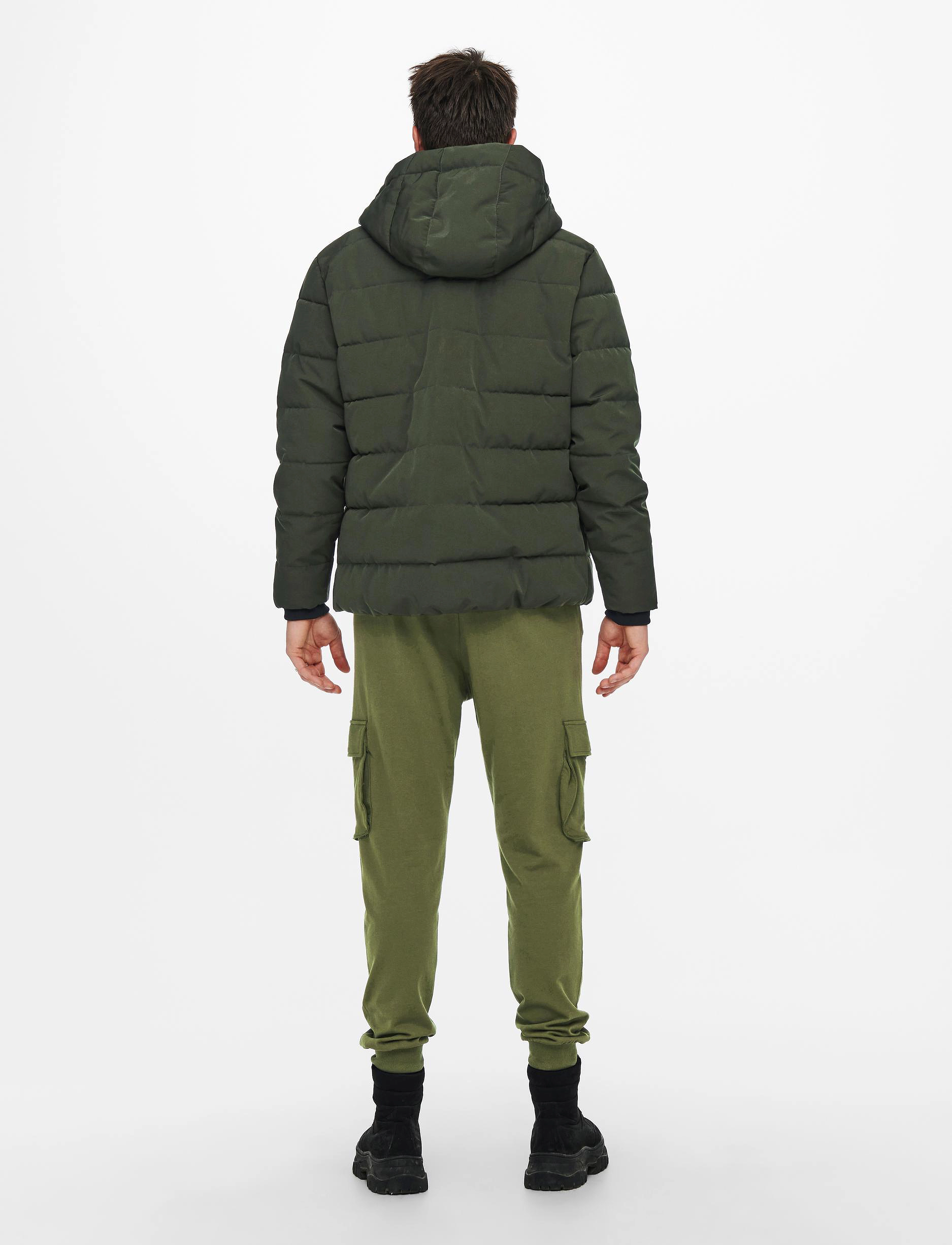 ONLY & SONS - ONSCAYSON PUFFA OTW NOOS - daunenjacken - peat - 3
