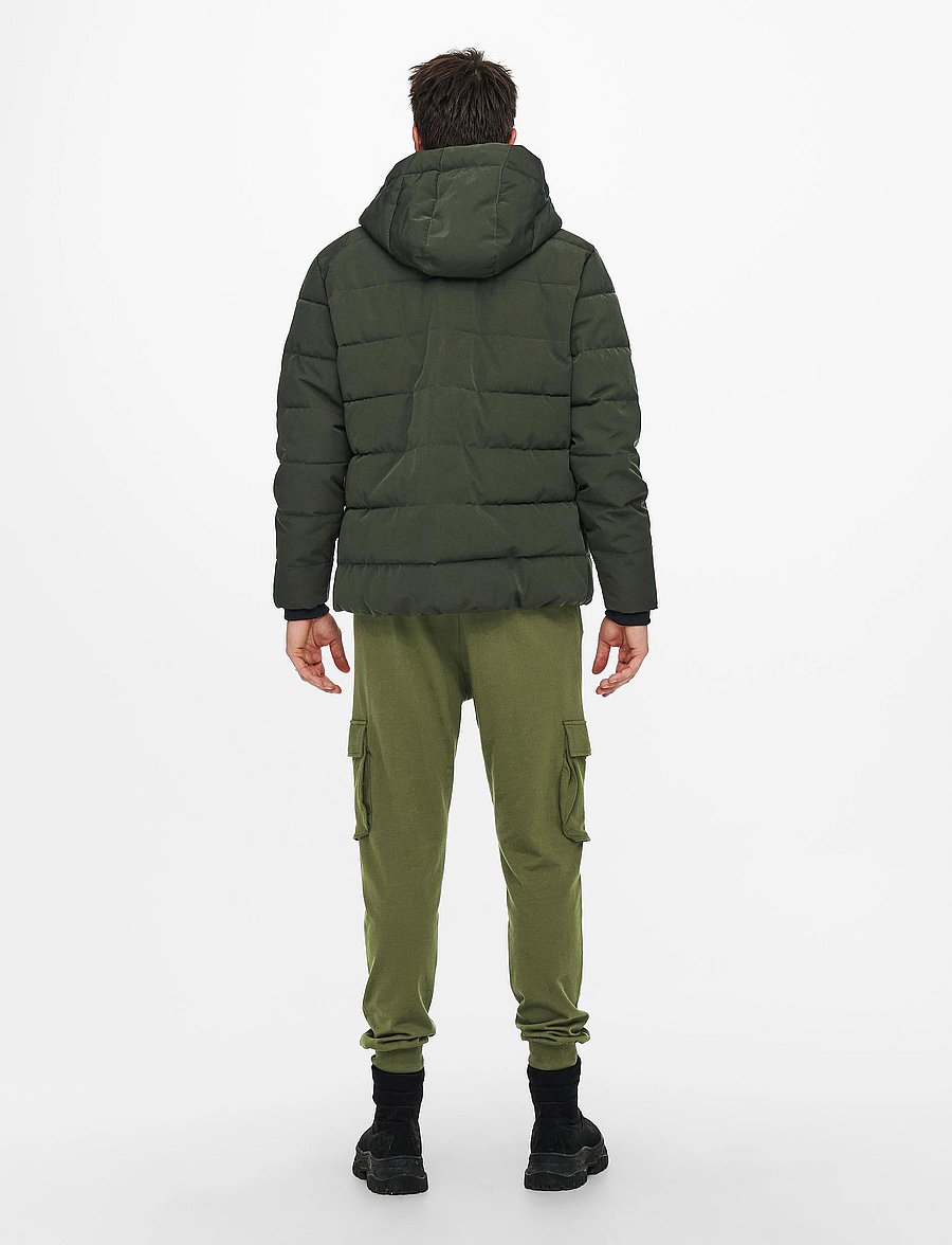 ONLY & SONS - ONSCAYSON PUFFA OTW NOOS - daunenjacken - peat - 3