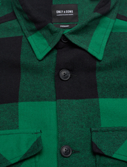 ONLY & SONS - ONSMILO LS CHECK OVERSHIRT - lowest prices - verdant green - 2