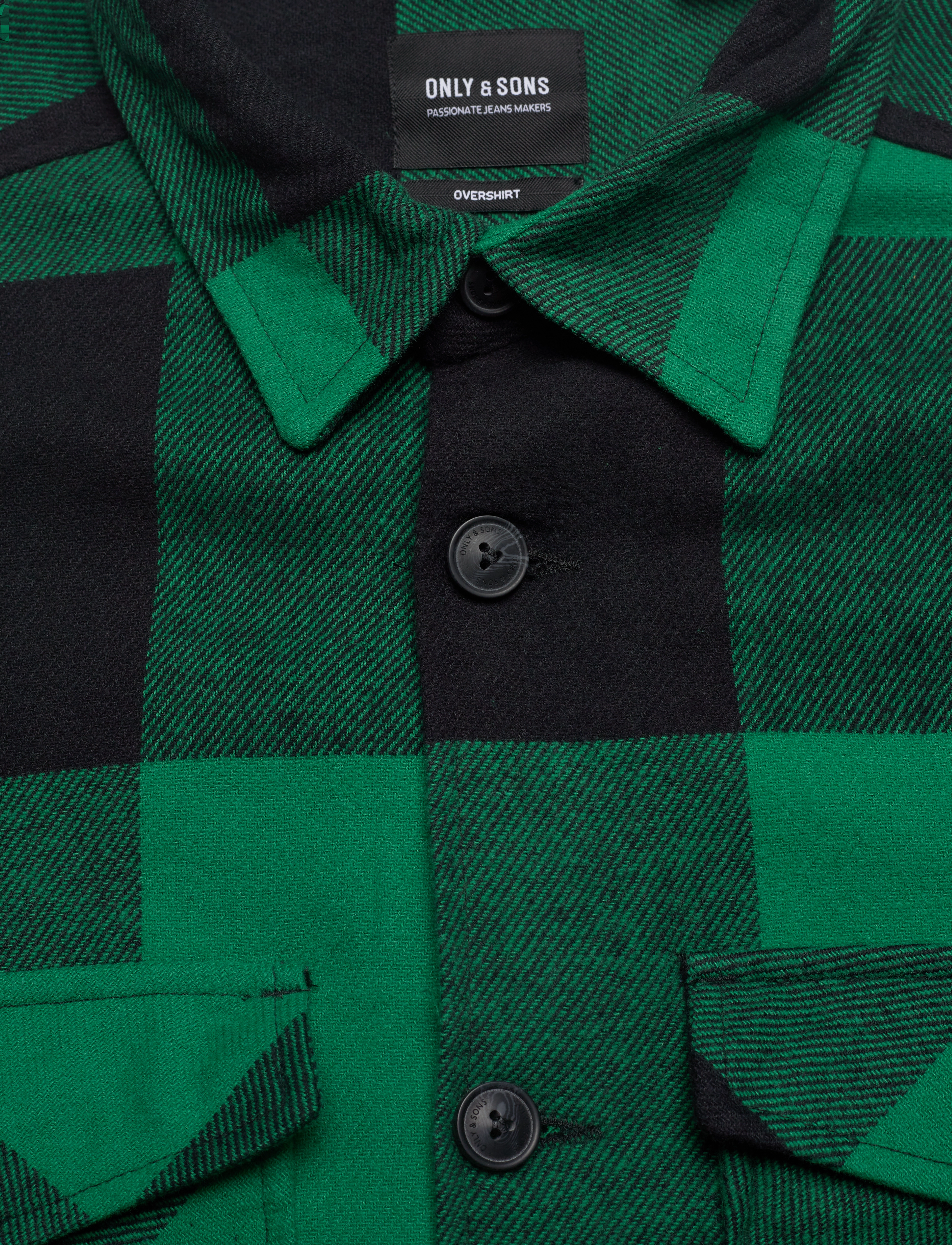 ONLY & SONS - ONSMILO LIFE LS CHECK OVERSHIRT - verdant green - 2
